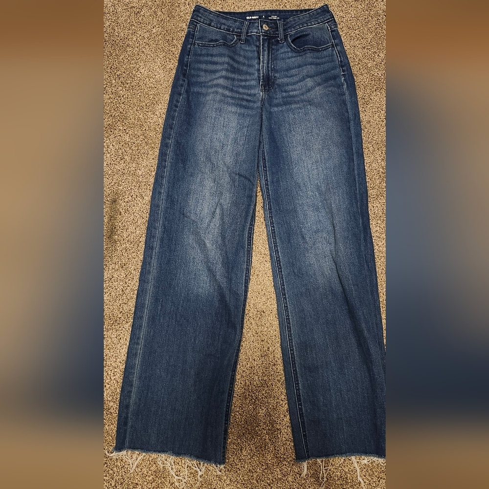 Old Navy WOW Wide Leg High Rise  Women's Jeans Size 6